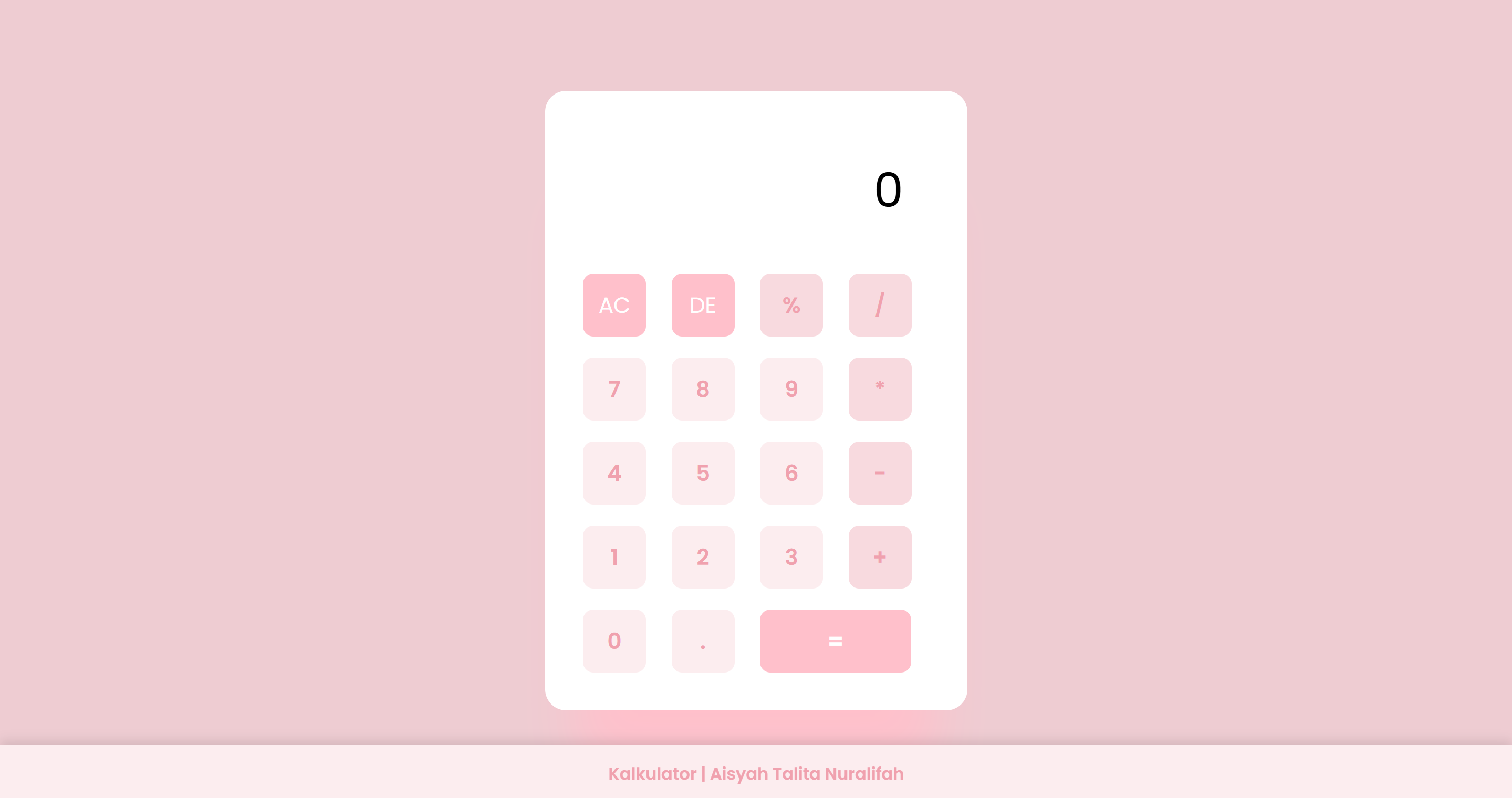 Calculator Sederhana